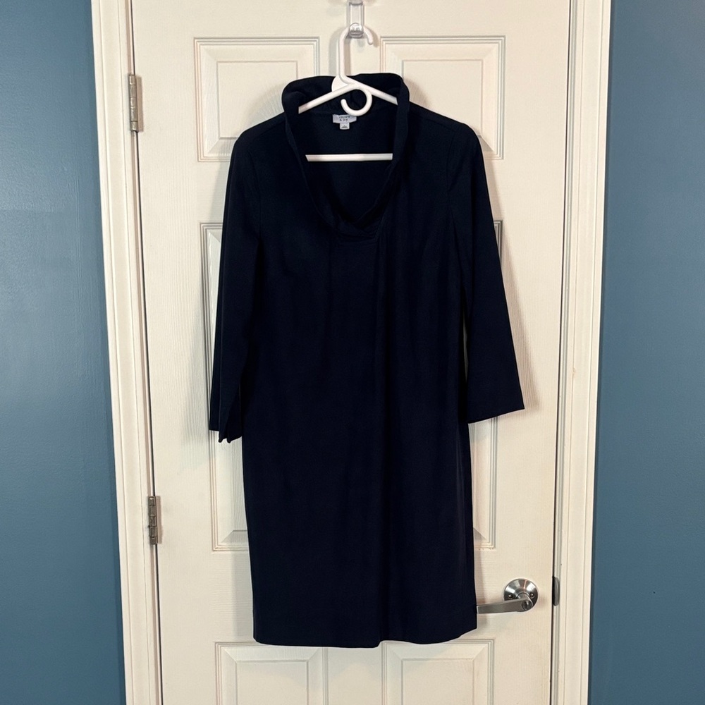 Crown & Ivy Dark Blue Long Sleeve Dress